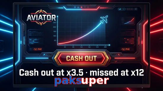 Game list for Paksuper aviator section